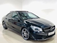 USED 2014 64 MERCEDES-BENZ CLA 2.1 CLA220 CDI AMG Sport Coupe 4dr Diesel 7G-DCT Euro 6 (s/s) (170 ps) Cosmos Black | Night Pack | Glass Panoramic Roof | COMAND Media/Sat Nav | Privacy Glass | ULEZ OK | Low Road Tax