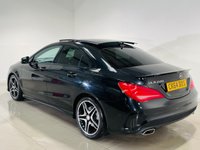 USED 2014 64 MERCEDES-BENZ CLA 2.1 CLA220 CDI AMG Sport Coupe 4dr Diesel 7G-DCT Euro 6 (s/s) (170 ps) Cosmos Black | Night Pack | Glass Panoramic Roof | COMAND Media/Sat Nav | Privacy Glass | ULEZ OK | Low Road Tax
