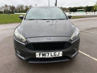 USED 2017 17 FORD FOCUS 1.0T EcoBoost ST-Line Hatchback 5dr Petrol Manual Euro 6 (s/s) (125 ps) BLUETOOTH, MOT MARCH 2027, 2 KEYS