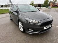USED 2017 17 FORD FOCUS 1.0T EcoBoost ST-Line Hatchback 5dr Petrol Manual Euro 6 (s/s) (125 ps) BLUETOOTH, MOT MARCH 2027, 2 KEYS