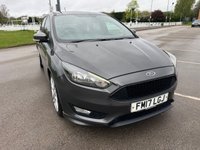 USED 2017 17 FORD FOCUS 1.0T EcoBoost ST-Line Hatchback 5dr Petrol Manual Euro 6 (s/s) (125 ps) BLUETOOTH, MOT MARCH 2027, 2 KEYS