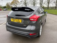 USED 2017 17 FORD FOCUS 1.0T EcoBoost ST-Line Hatchback 5dr Petrol Manual Euro 6 (s/s) (125 ps) BLUETOOTH, MOT MARCH 2027, 2 KEYS