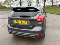 USED 2017 17 FORD FOCUS 1.0T EcoBoost ST-Line Hatchback 5dr Petrol Manual Euro 6 (s/s) (125 ps) BLUETOOTH, MOT MARCH 2027, 2 KEYS