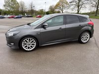 USED 2017 17 FORD FOCUS 1.0T EcoBoost ST-Line Hatchback 5dr Petrol Manual Euro 6 (s/s) (125 ps) BLUETOOTH, MOT MARCH 2027, 2 KEYS