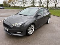 USED 2017 17 FORD FOCUS 1.0T EcoBoost ST-Line Hatchback 5dr Petrol Manual Euro 6 (s/s) (125 ps) BLUETOOTH, MOT MARCH 2027, 2 KEYS