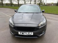 USED 2017 17 FORD FOCUS 1.0T EcoBoost ST-Line Hatchback 5dr Petrol Manual Euro 6 (s/s) (125 ps) BLUETOOTH, MOT MARCH 2027, 2 KEYS