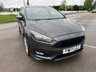 USED 2017 17 FORD FOCUS 1.0T EcoBoost ST-Line Hatchback 5dr Petrol Manual Euro 6 (s/s) (125 ps) BLUETOOTH, MOT MARCH 2027, 2 KEYS