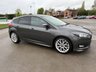USED 2017 17 FORD FOCUS 1.0T EcoBoost ST-Line Hatchback 5dr Petrol Manual Euro 6 (s/s) (125 ps) BLUETOOTH, MOT MARCH 2027, 2 KEYS