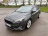 USED 2017 17 FORD FOCUS 1.0T EcoBoost ST-Line Hatchback 5dr Petrol Manual Euro 6 (s/s) (125 ps) BLUETOOTH, MOT MARCH 2027, 2 KEYS