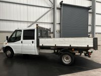 USED 2013 13 FORD TRANSIT 350 DOUBLE CAB TIPPER 2.2 TDCI 125PS RWD - NO VAT 