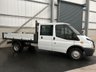 USED 2013 13 FORD TRANSIT 350 DOUBLE CAB TIPPER 2.2 TDCI 125PS RWD - NO VAT 