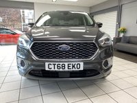 USED 2019 68 FORD KUGA 2.0 TDCi Vignale SUV 5dr Diesel Manual AWD Euro 6 (s/s) (180 ps) MAGNETIC GREY / 4 X 4 / 7 SERVICES / ELECTRIC TAIL / ELECTRIC, MEMORY, HEATED SEATS /TOUCHSCREEN APPLE CARPLAY & ANDROID AUTO / HEATED WINDSCREEN / ALL ROUND SENSORS / REVERSING CAMERA / PARK ASSIST / CASHMERE LEATHER / NAVIGATION / CRUISE CONTROL