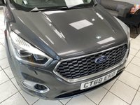 USED 2019 68 FORD KUGA 2.0 TDCi Vignale SUV 5dr Diesel Manual AWD Euro 6 (s/s) (180 ps) MAGNETIC GREY / 4 X 4 / 7 SERVICES / ELECTRIC TAIL / ELECTRIC, MEMORY, HEATED SEATS /TOUCHSCREEN APPLE CARPLAY & ANDROID AUTO / HEATED WINDSCREEN / ALL ROUND SENSORS / REVERSING CAMERA / PARK ASSIST / CASHMERE LEATHER / NAVIGATION / CRUISE CONTROL