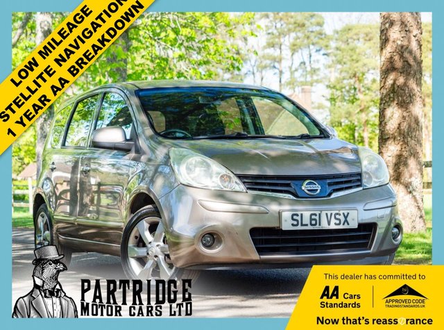 View our Nissan Note 1.4 16V n-tec Hatchback 5dr Petrol Manual Euro 5 (88 ps)