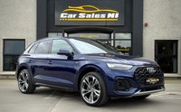 USED 2023 23 AUDI Q5 2.0 TDI 40 S line SUV 5dr Diesel S Tronic quattro Euro 6 (s/s) (204 ps) NAVARRA BLUE + C&S PACK + 360* PARKING CAMERA + MUCH MORE!!!