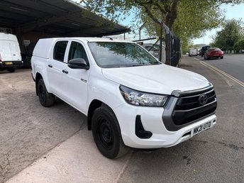2021 TOYOTA HI-LUX 2.4 D-4D 150 Active Double Cab Pick up 4x4 * TRUCKMAN TOP + AIR CON * &pound;17500.00