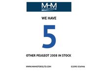 USED 2017 PEUGEOT 2008 1.6 BlueHDi Allure SUV 5dr Diesel Manual Euro 6 (s/s) (100 ps) FULL SERVICE HISTORY / LONG MOT / FINANCE AVAILABLE