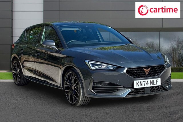View our Cupra Leon 1.4 eHybrid 12.8kWh VZ2 Design Edition Hatchback 5dr Petrol Plug-in Hybrid DSG Euro 6 (s/s) (245 ps) Panoramic Sunroof, Rear View Camera, Front / Rear Parking Sensors, Full Link Smartphone Integration, Design Pack