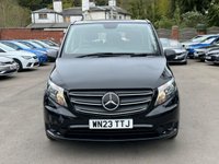 USED 2023 23 MERCEDES-BENZ VITO 2.0 114 CDI SELECT Tourer Double Cab 5dr Diesel G-Tronic RWD L3 Euro 6 (s/s) (136 ps) BY APPOINTMENT ONLY - Alloy Wheels, Air Con, Apple Car Play & Android Auto, Cruise Control, Tinted Glass.