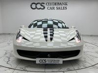 USED 2012 62 FERRARI 458 ITALIA DCT Ferrari Service History, 2 Keys, Massive Spec Including Nose Lift, Interior Carbon Fibre Trim, Full Size Spare Wheel, Black Decals, The Car Comes With 12 Months MOT & 3 Months Warranty, Finance & Extended Warranty Available