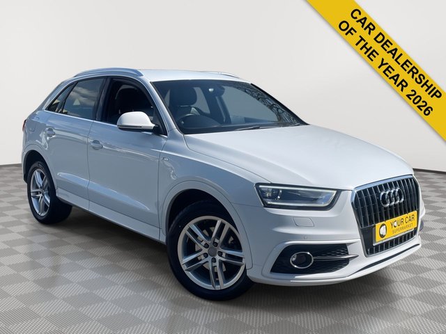 2014 14 AUDI Q3 1.4 TFSI S line SUV 5dr Petrol S Tronic Euro 6 (s/s) (150 ps) Parking Sensors, Sat Nav