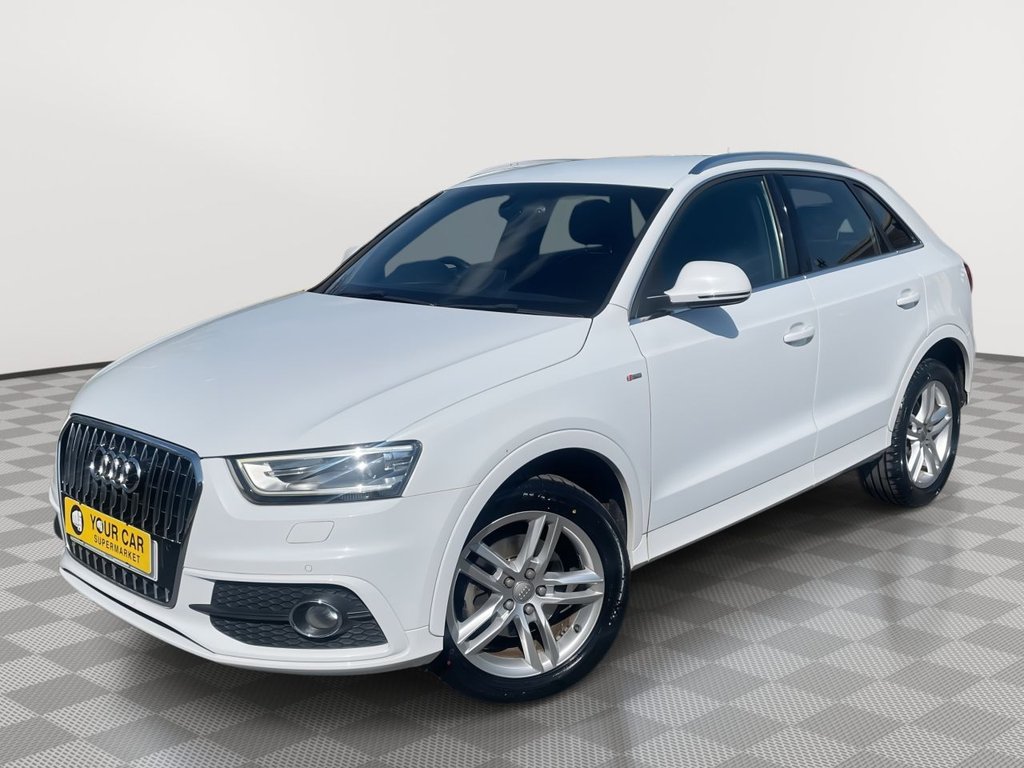 USED 2014 14 AUDI Q3 1.4 TFSI S line SUV 5dr Petrol S Tronic Euro 6 (s/s) (150 ps) Parking Sensors, Sat Nav