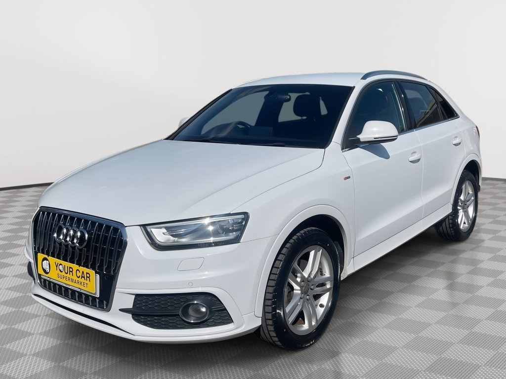 USED 2014 14 AUDI Q3 1.4 TFSI S line SUV 5dr Petrol S Tronic Euro 6 (s/s) (150 ps) Parking Sensors, Sat Nav