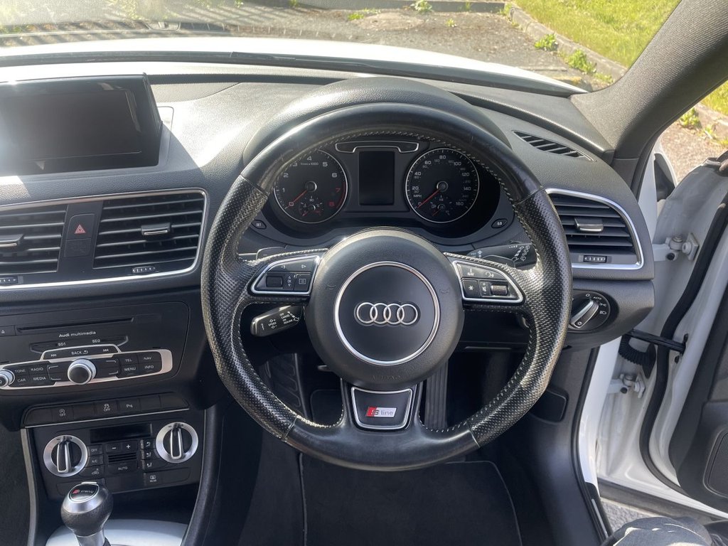 USED 2014 14 AUDI Q3 1.4 TFSI S line SUV 5dr Petrol S Tronic Euro 6 (s/s) (150 ps) Parking Sensors, Sat Nav