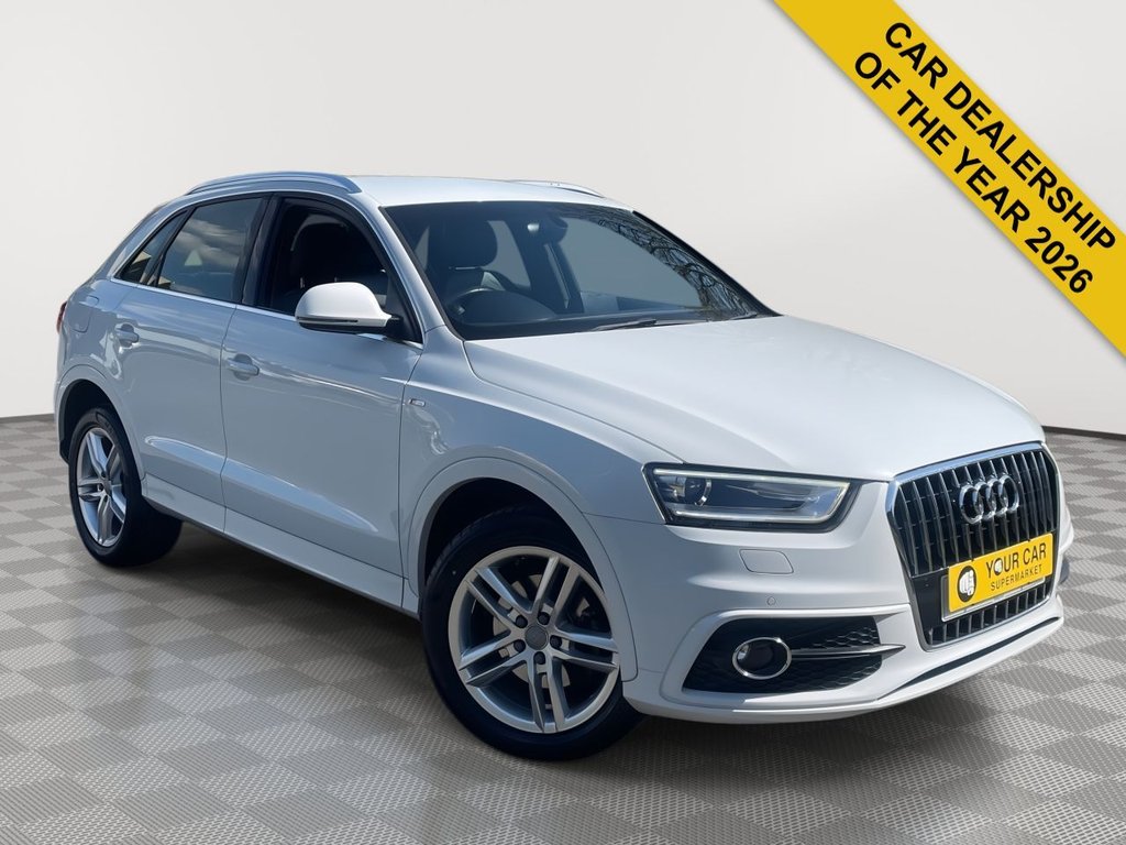 USED 2014 14 AUDI Q3 1.4 TFSI S line SUV 5dr Petrol S Tronic Euro 6 (s/s) (150 ps) Parking Sensors, Sat Nav