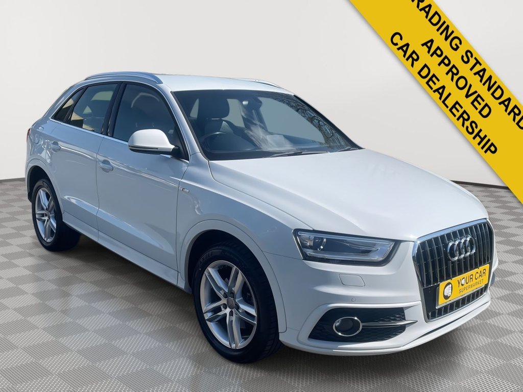 USED 2014 14 AUDI Q3 1.4 TFSI S line SUV 5dr Petrol S Tronic Euro 6 (s/s) (150 ps) Parking Sensors, Sat Nav