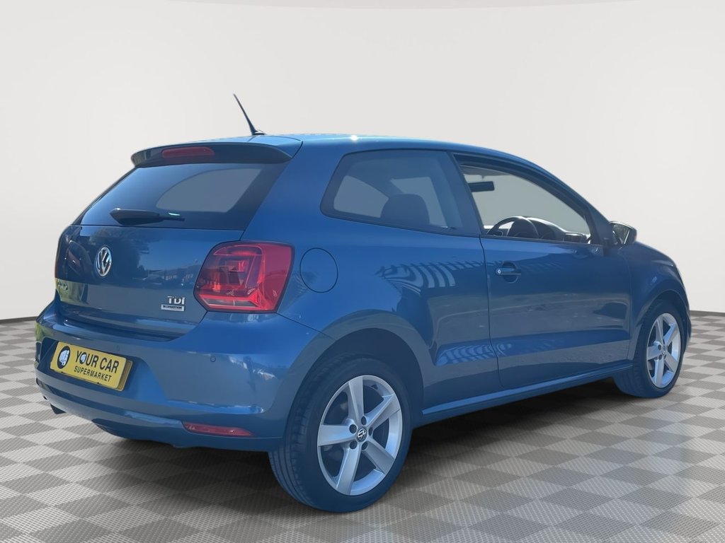 USED 2016 66 VOLKSWAGEN POLO 1.4 TDI BlueMotion Tech SEL Hatchback 3dr Diesel Manual Euro 6 (s/s) (90 ps) Parking Sensors, Bluetooth