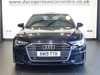 USED 2019 19 AUDI A6 SALOON 2.0 TDI 40 S line Saloon 4dr Diesel S Tronic Euro 6 (s/s) (204 ps) STYLISH S LINE A6 - COMES WITH A FABULOUS AUDI MAIN DEALER SERVICE HISTORY + SATELLITE NAVIGATION + APPLE CARPLAY / ANDROID AUTO + REAR VIEW CAMERA + BLUETOOTH PHONE AND MEDIA CONNECTIVITY + IN CAR ENTERTAINMENT WITH TOUCH SCREEN MEDIA DISPLAY + APPS CONTROL / WIFI NETWORK + AUTOMATIC LED HEADLIGHTS + DAB DIGITAL RADIO + DUAL ZONE CLIMATE CONTROL AIR CONDITIONING WITH TOUCH SCREEN DISPLAY + ECO STOP/START SYSTEM + SELECTABLE DRIVING MODES + FRONT AND REAR PARKING SENSORS + 19" ALLOY WHEELS + AUT