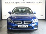 USED 2019 19 MERCEDES-BENZ C-CLASS 2.0 C220d Sport (Premium Plus) Saloon 4dr Diesel G-Tronic+ Euro 6 (s/s) (194 ps) HIGH SPECIFICATION PREMIUM PLUS LINE MERCEDES - COMES WITH A FULL SERVICE HISTORY + PANORAMIC SLIDING GLASS SUNROOF + VIRTUAL COCKPIT DIGITAL DASH DISPLAY + SATELLITE NAVIGATION + REAR VIEW CAMERA + PREMIUM PACKAGE + AUTOMATIC LED HEADLIGHTS + BLUETOOTH CONNECTIVITY + IN CAR ENTERTAINMENT WITH MEDIA DISPLAY + CRUISE CONTROL + ECO STOP/START SYSTEM + LEATHER MULTI FUNCTION STEERING WHEEL WITH PADDLE SHIFT GEAR SELECT + VOICE CONTROL + FRONT AND REAR PARKING SENSORS + DUAL ZONE CLIMATE CONTROL + A