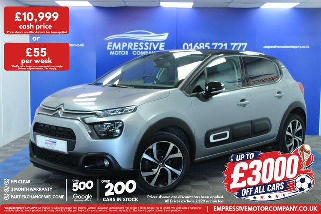 View our Citroen C3 1.5 BlueHDi Shine Plus Hatchback 5dr Diesel Manual Euro 6 (s/s) (100 ps)