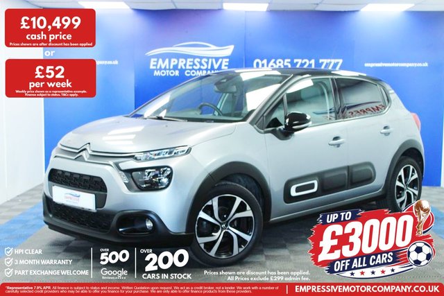 View our Citroen C3 range