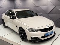 USED 2014 64 BMW 4 SERIES 2.0 420d M Sport Coupe 2dr Diesel Auto Euro 6 (s/s) (184 ps) Alpine White|Black Leather Interior|Custom Black Styling Pack