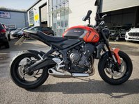 USED 2023 23 TRIUMPH Trident 660 660 Roadster/Retro Petrol Manual X-ring Euro 5 (82 ps) JUST 2202 MILES