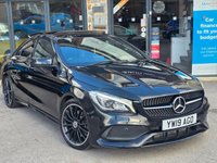 USED 2019 19 MERCEDES-BENZ CLA 2.1 CLA220d AMG Line Night Edition (Plus) Coupe 4dr Diesel 7G-DCT Euro 6 (s/s) (170 ps) 6 MONTHS RAC WARRANTY 2 KEYS H/SEAT