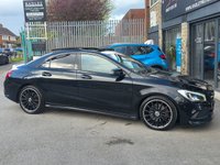 USED 2019 19 MERCEDES-BENZ CLA 2.1 CLA220d AMG Line Night Edition (Plus) Coupe 4dr Diesel 7G-DCT Euro 6 (s/s) (170 ps) 6 MONTHS RAC WARRANTY 2 KEYS H/SEAT