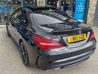 USED 2019 19 MERCEDES-BENZ CLA 2.1 CLA220d AMG Line Night Edition (Plus) Coupe 4dr Diesel 7G-DCT Euro 6 (s/s) (170 ps) 6 MONTHS RAC WARRANTY 2 KEYS H/SEAT