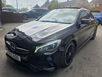 USED 2019 19 MERCEDES-BENZ CLA 2.1 CLA220d AMG Line Night Edition (Plus) Coupe 4dr Diesel 7G-DCT Euro 6 (s/s) (170 ps) 6 MONTHS RAC WARRANTY 2 KEYS H/SEAT