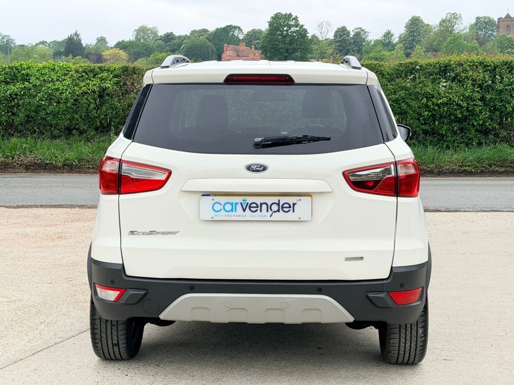 USED 2017 17 FORD ECOSPORT 1.0T EcoBoost Titanium SUV 5dr Petrol Manual 2WD Euro 6 (s/s) (125 ps) 9 Services|R.F Sensors|H.Seats|Cruise|