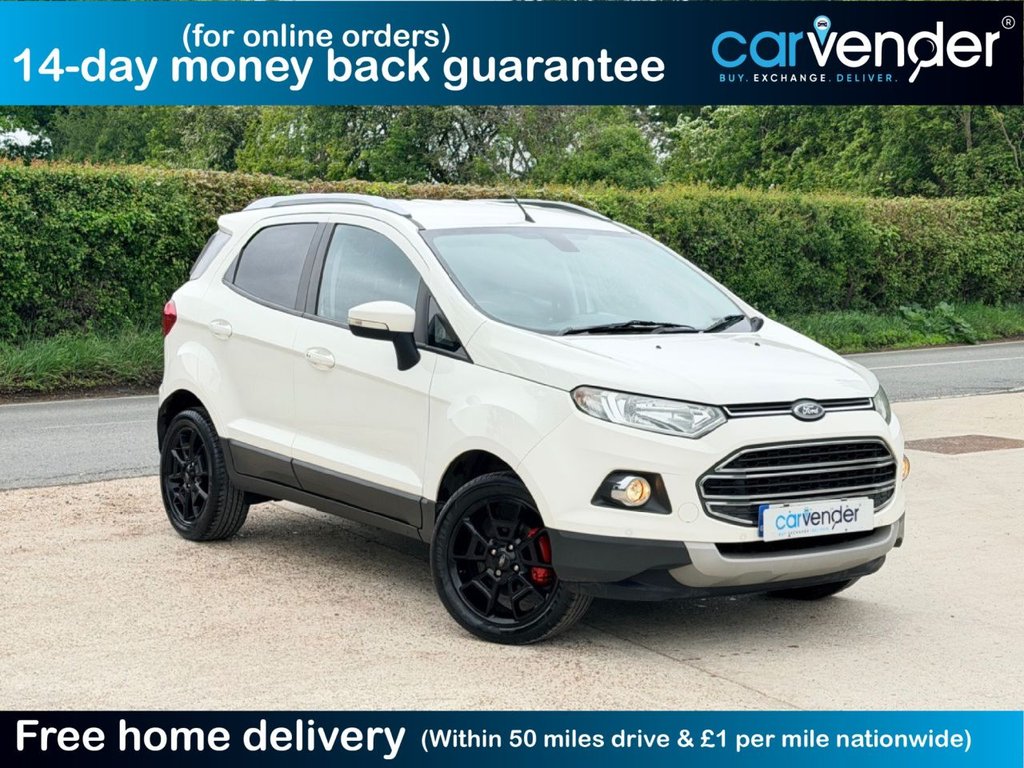 USED 2017 17 FORD ECOSPORT 1.0T EcoBoost Titanium SUV 5dr Petrol Manual 2WD Euro 6 (s/s) (125 ps) 9 Services|R.F Sensors|H.Seats|Cruise|