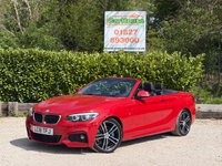 USED 2018 18 BMW 2 SERIES 2.0 220d M Sport Convertible 2dr Diesel Auto Euro 6 (s/s)  Sat Nav, DAB, Keyless Start