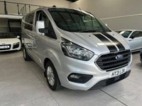 USED 2021 21 FORD TRANSIT CUSTOM 2.0 320 EcoBlue Limited Crew Van Double Cab 5dr Diesel Manual L1 H1 Euro 6 (s/s) (130 ps) 