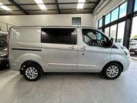USED 2021 21 FORD TRANSIT CUSTOM 2.0 320 EcoBlue Limited Crew Van Double Cab 5dr Diesel Manual L1 H1 Euro 6 (s/s) (130 ps) 