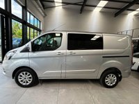 USED 2021 21 FORD TRANSIT CUSTOM 2.0 320 EcoBlue Limited Crew Van Double Cab 5dr Diesel Manual L1 H1 Euro 6 (s/s) (130 ps) 