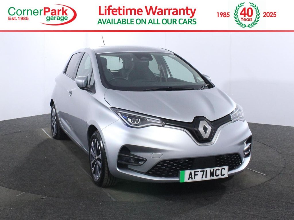 USED 2021 71 RENAULT ZOE R135 EV50 52kWh GT Line Hatchback 5dr Electric Auto (Rapid Charge) (134 bhp) 