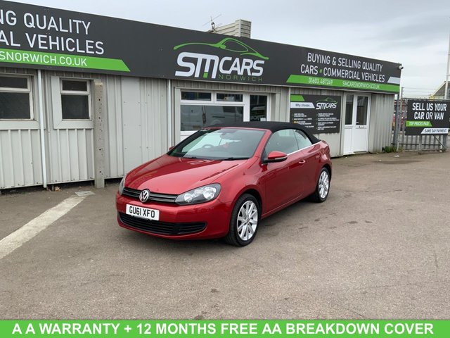 2011 GOLF 1.6 TDI BLUEMOTION TECH SE CABRIOLET 2DR DIESEL MANUAL EURO 5 S... photo