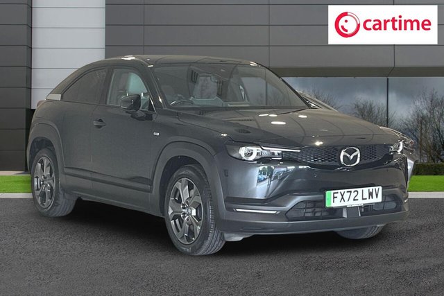 View our Mazda MX-30 35.5kWh Exclusive-Line SUV 5dr Electric Auto (145 ps) Reverse Camera, Front / Rear Parking Sensors, Android Auto / Apple CarPlay, Mazda Navigation System, 18In Alloys